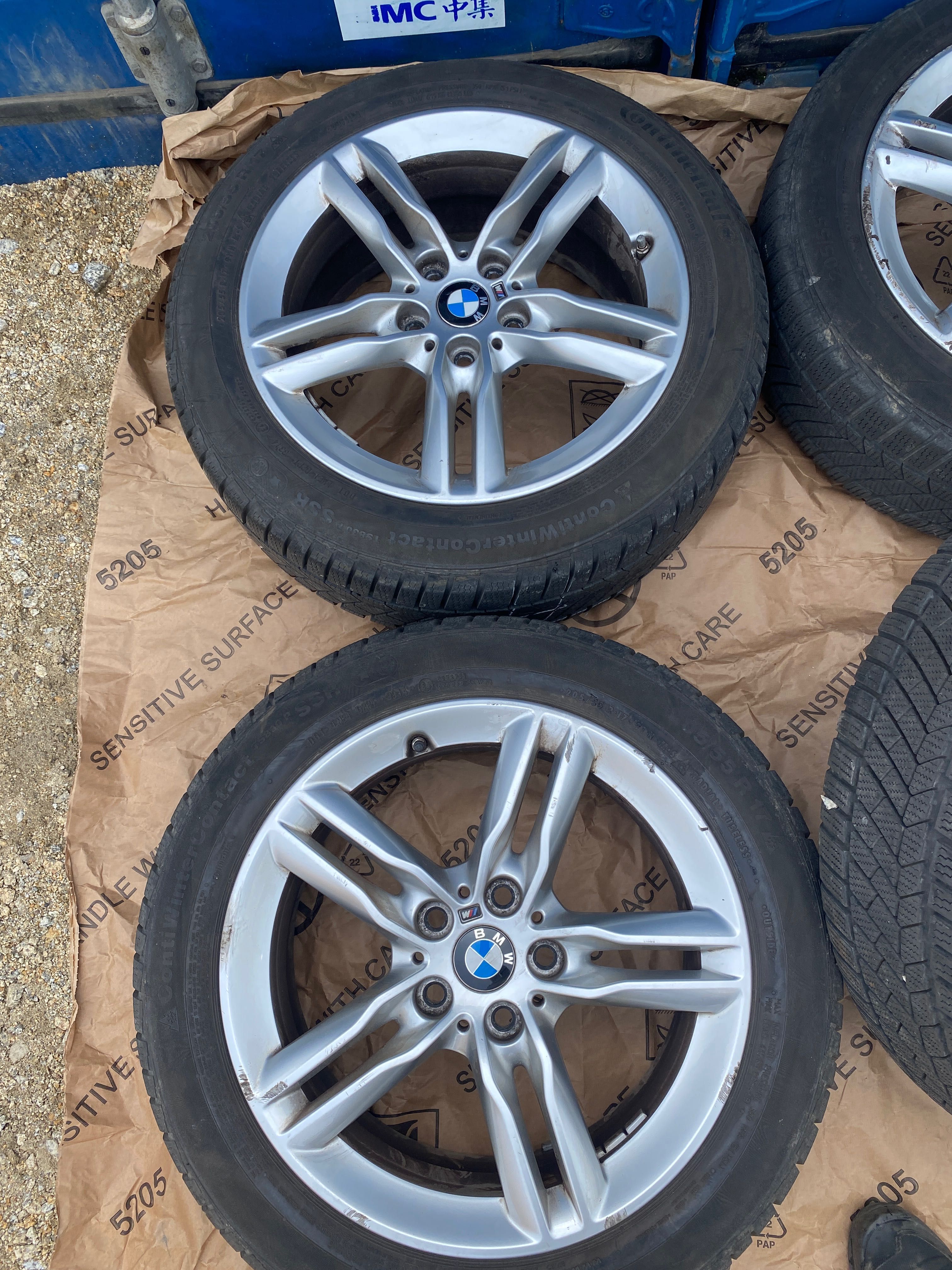 Koła aluminiowe BMW M Pakiet 5x112 ET54 7,5x17” opony 205/55R17 zima