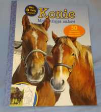 Książka Konie Moja księga zabaw, do korowania, malowania, złącz kropki