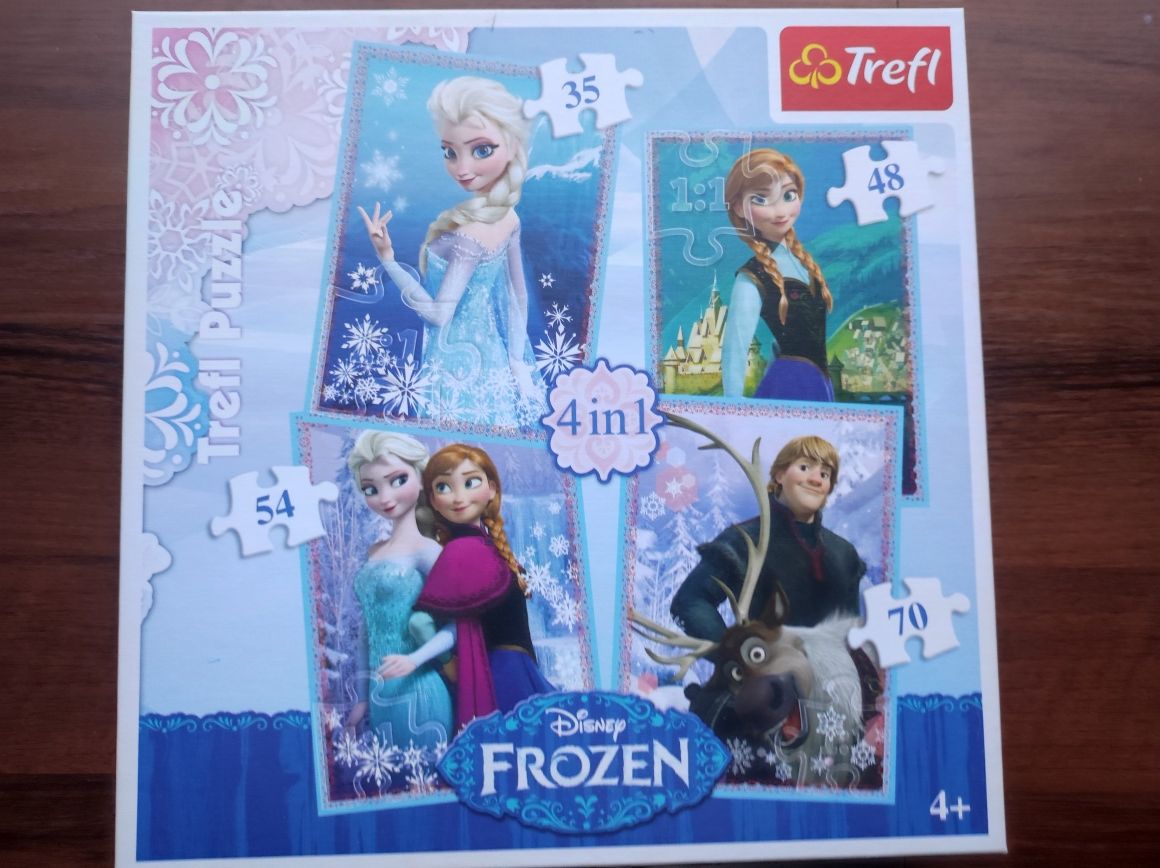 Puzzle Frozen 4w 1