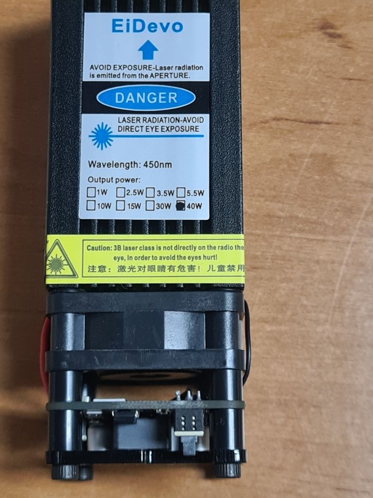 Nowy grawer laserowy grawerka laserowa 40W po modyfikacjach
