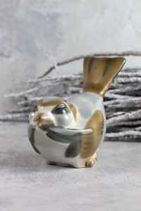 Porcelanowa figurka wróbla ptaszek porcelana wróbel