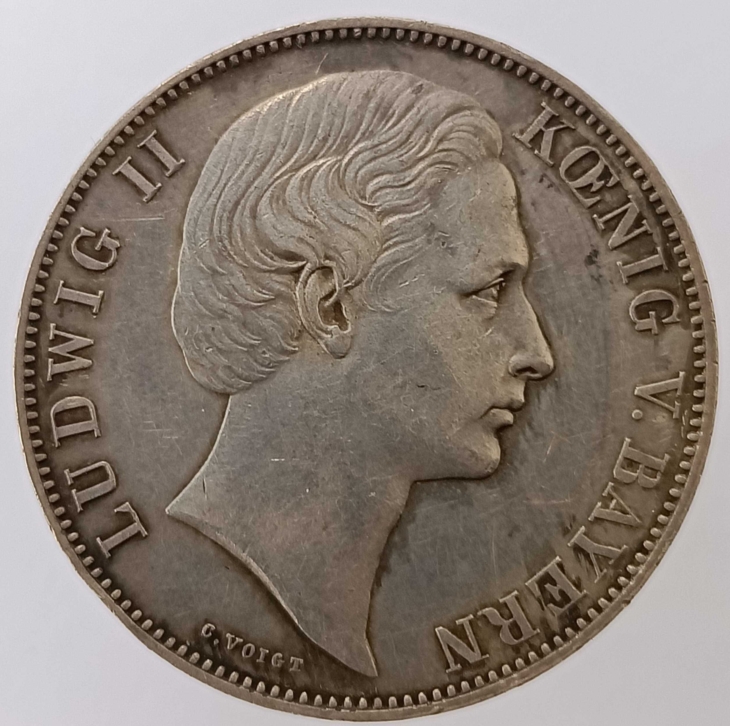 Ludwig II, Talar, 1869, Bawaria, Niemcy