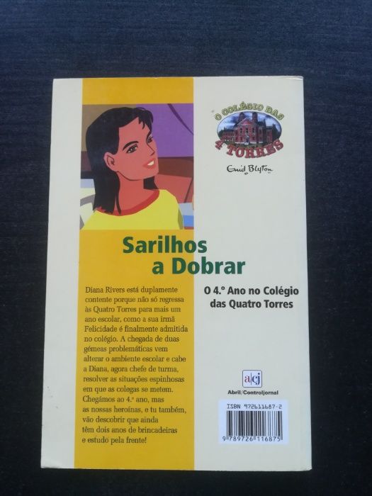 Livro Sarilhos a Dobrar - O Colégio das 4 Torres