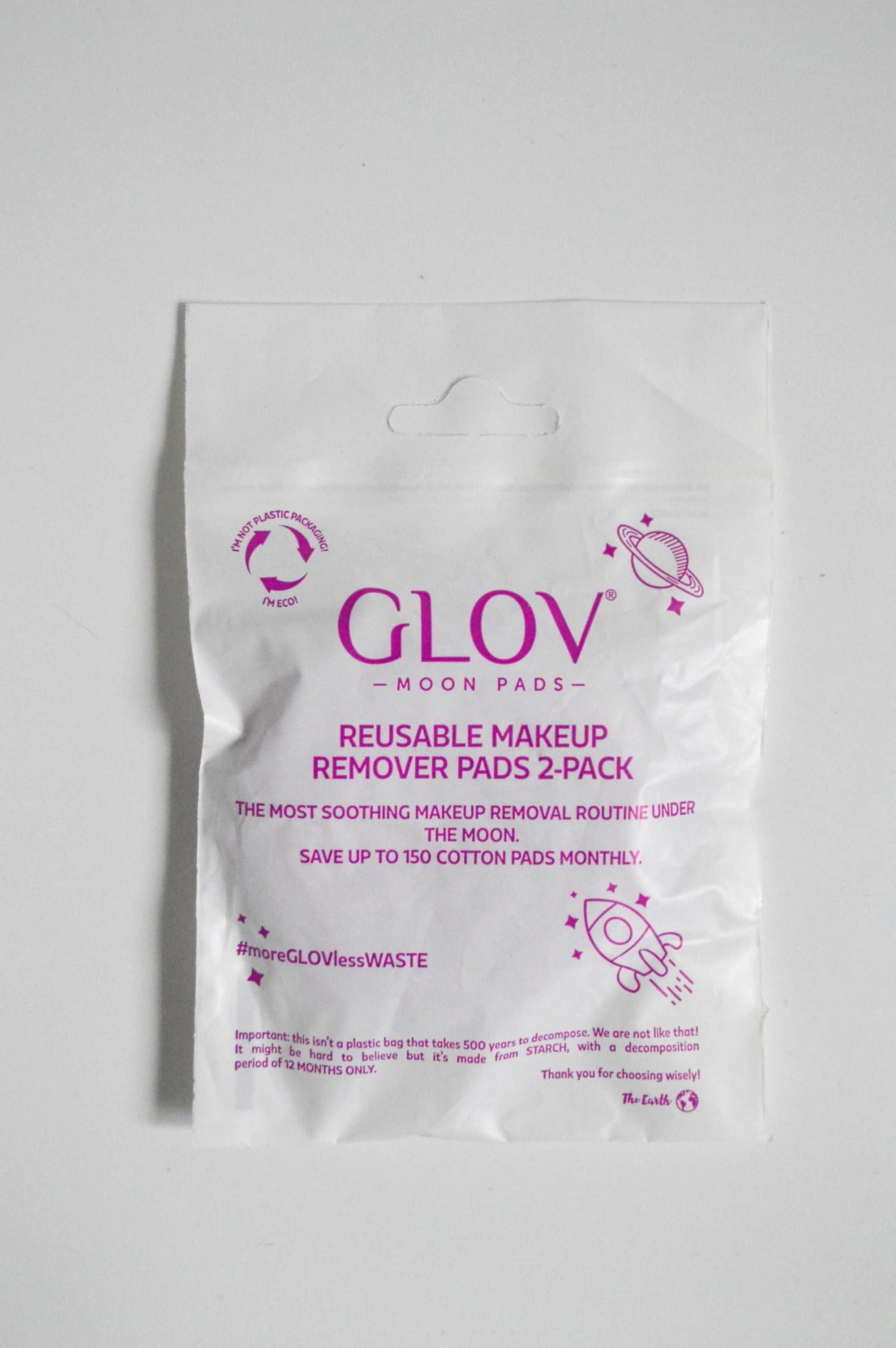 GLOV Moon Pads Reusable Make-up Remover Pads 2 szt. wielorazowe płatki