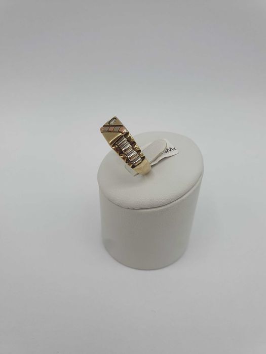 Złoty pierścionek z cyrkonią P: 585 / G: 5,92