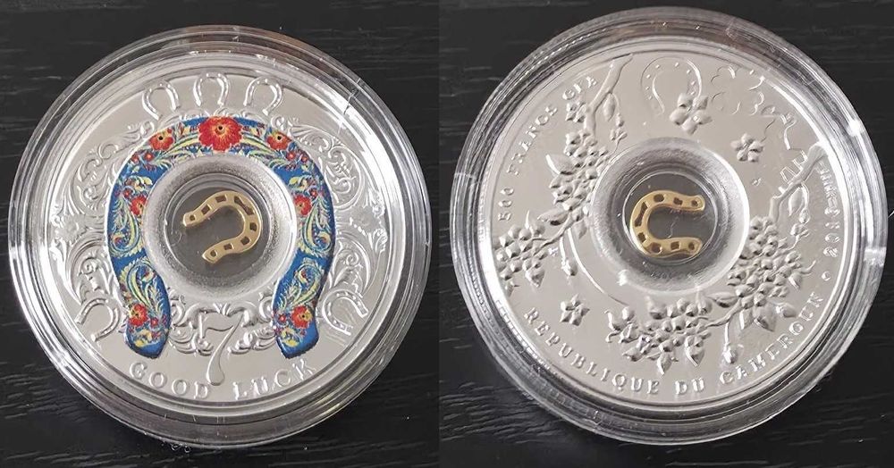 Kolekcja 7 monet z serii Szczęśliwa siódemka