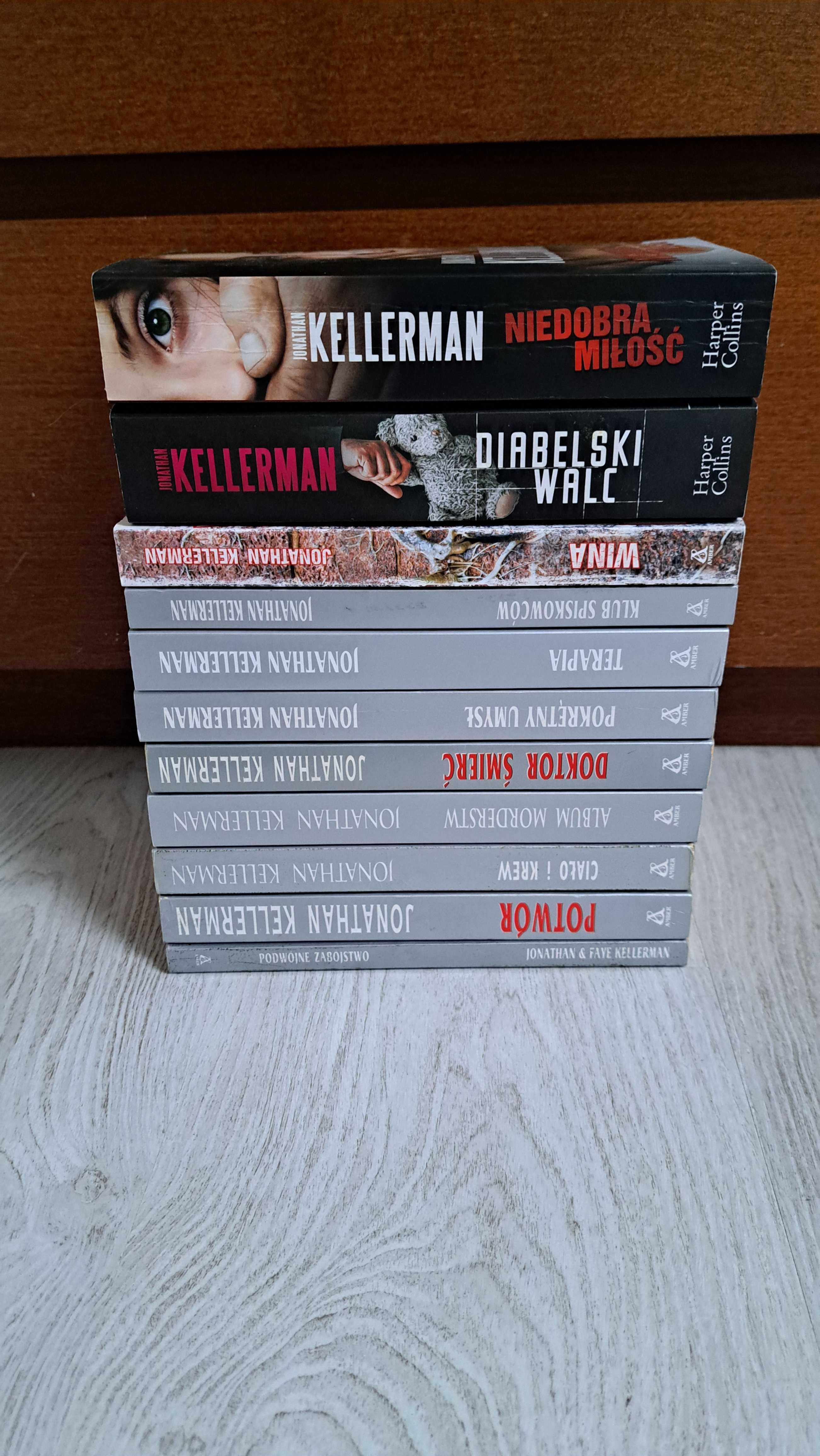 11x Jonathan Kellerman Klub spiskowców Potwór Terapia Doktor Śmierć