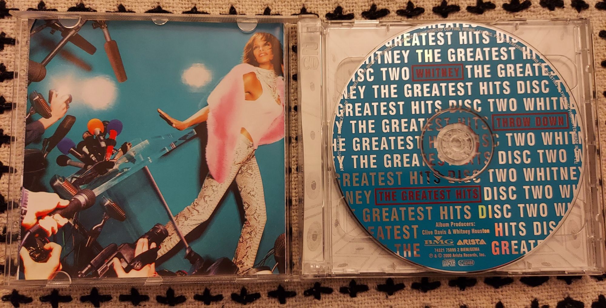 Whitney The Greatest Hits 2 CD 2000 r. Whitney Huston