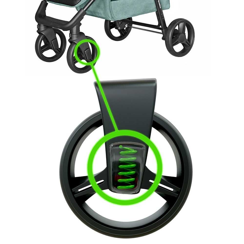 Wózek spacerowy Carrello Quattro Pine Green do 22kg!