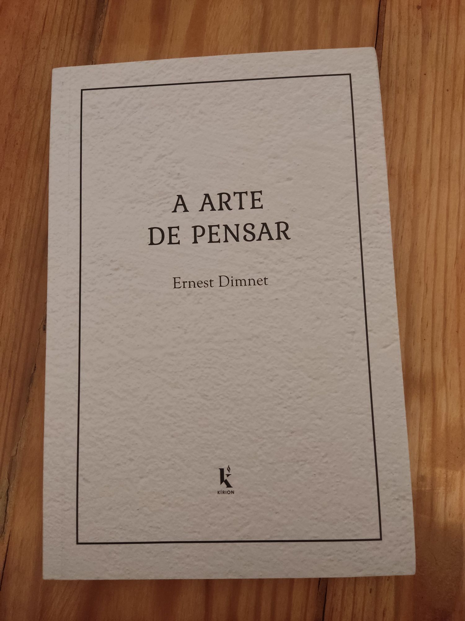 Livro "A Arte de Pensar"