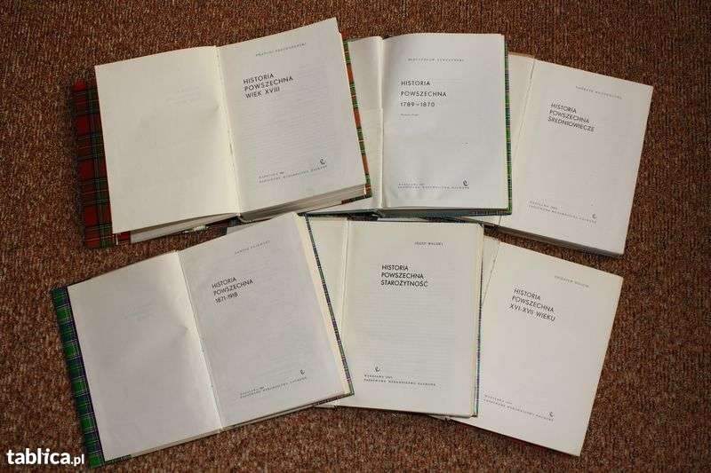 Historia Powszechna - Seria 6 tomów książek PWN