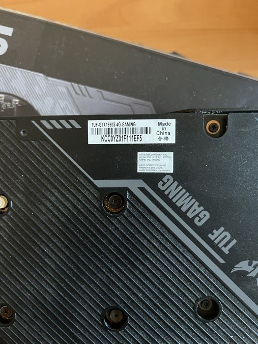 Продам видеокарту gtx 1650super