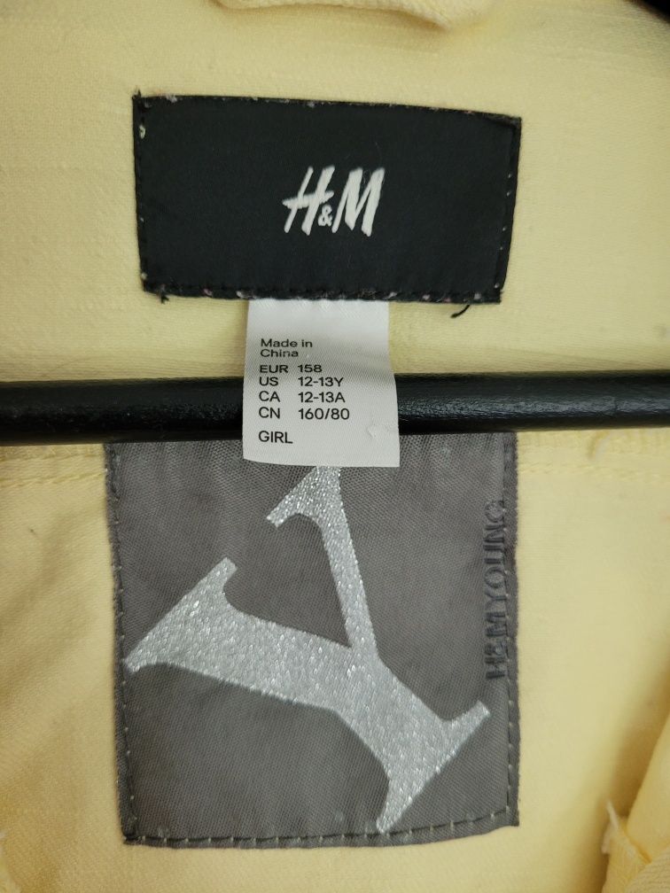 Młodzieżowa krótka Katanka dzinsowa H&M