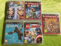 Jogos PS3 - Brink. Naruto storm. Lego indiana Jones. Jogos lego