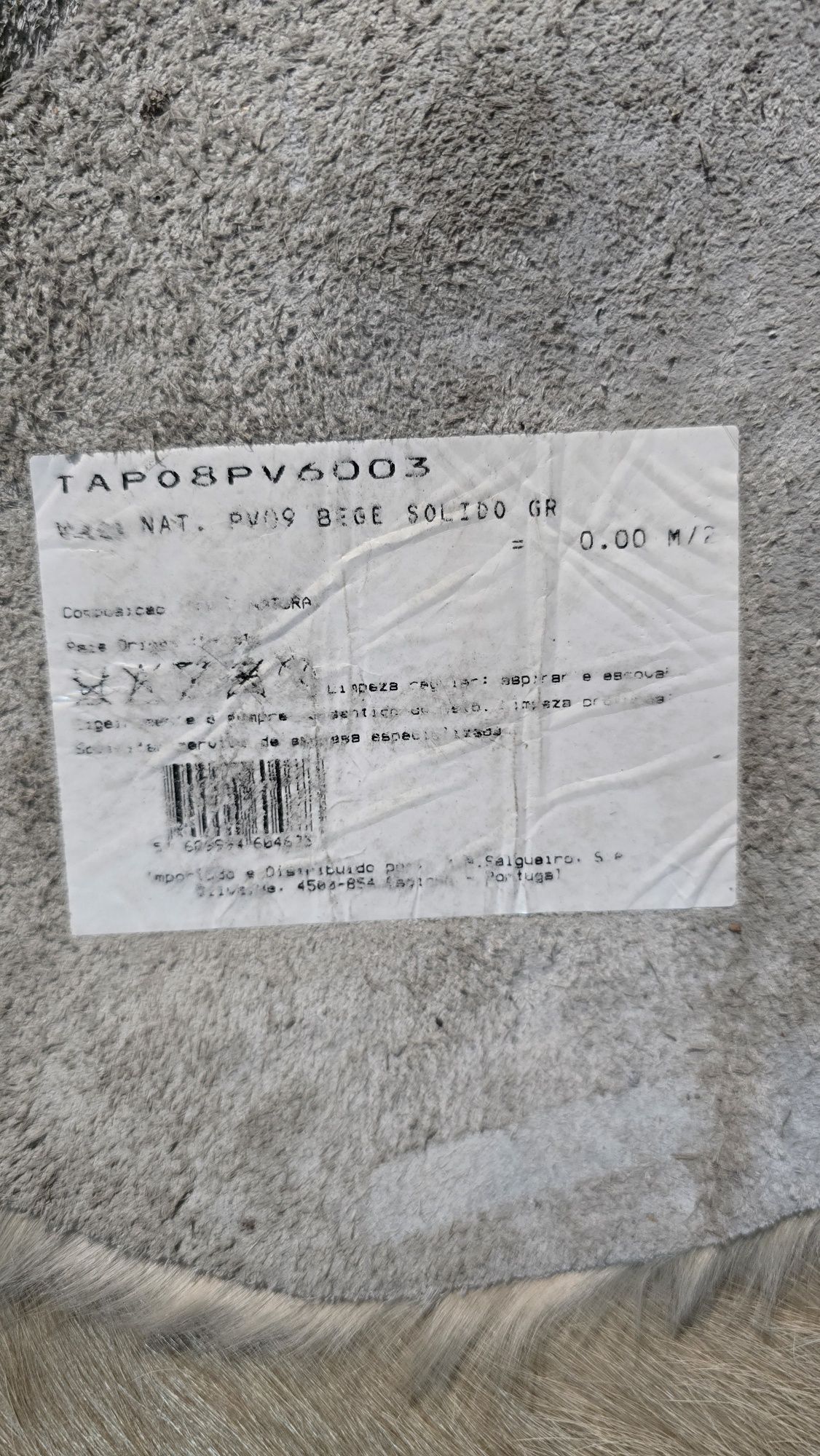 Tapete pele verdadeira