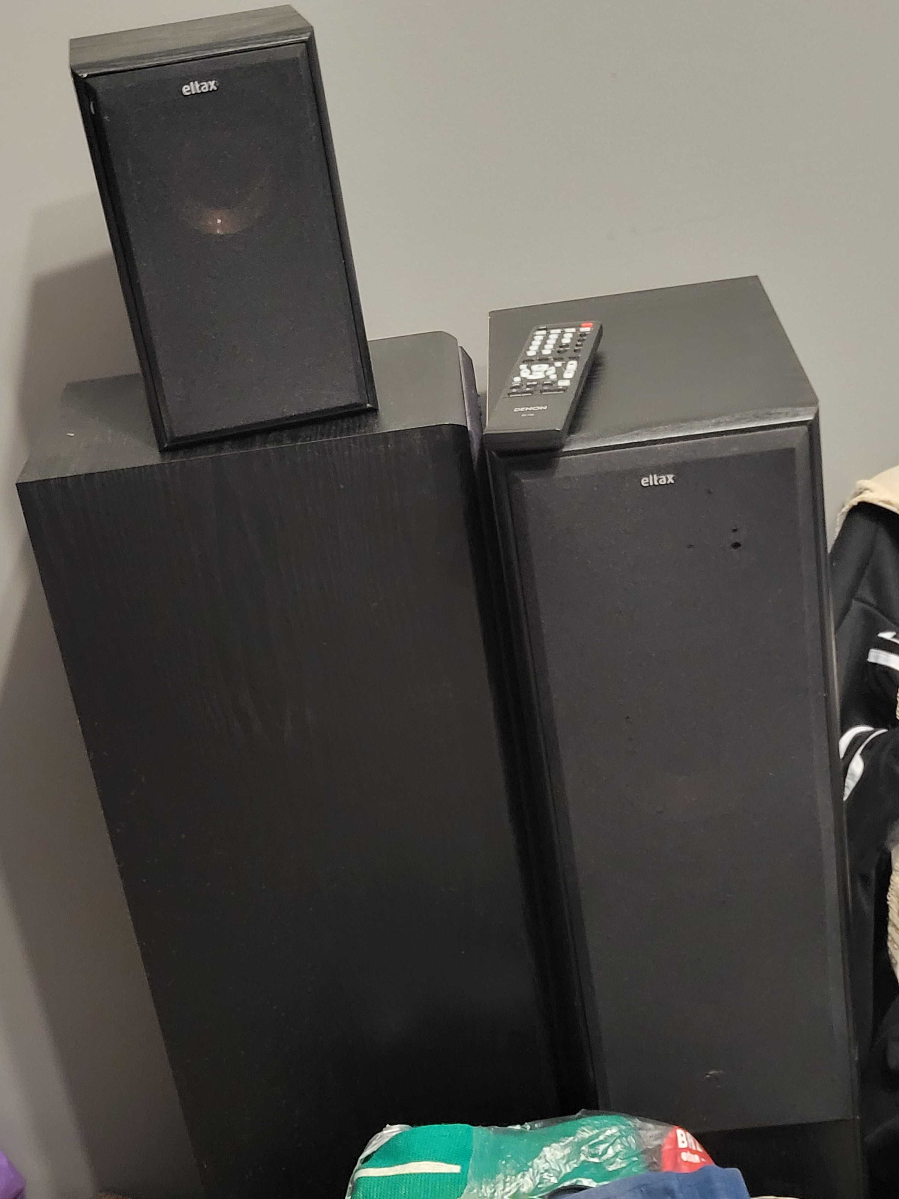 Amplituner Denon + glośniki Eltax