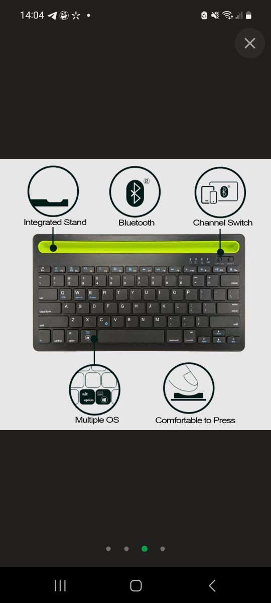 Bluetooth клавиатура IDEENWELT Rk908