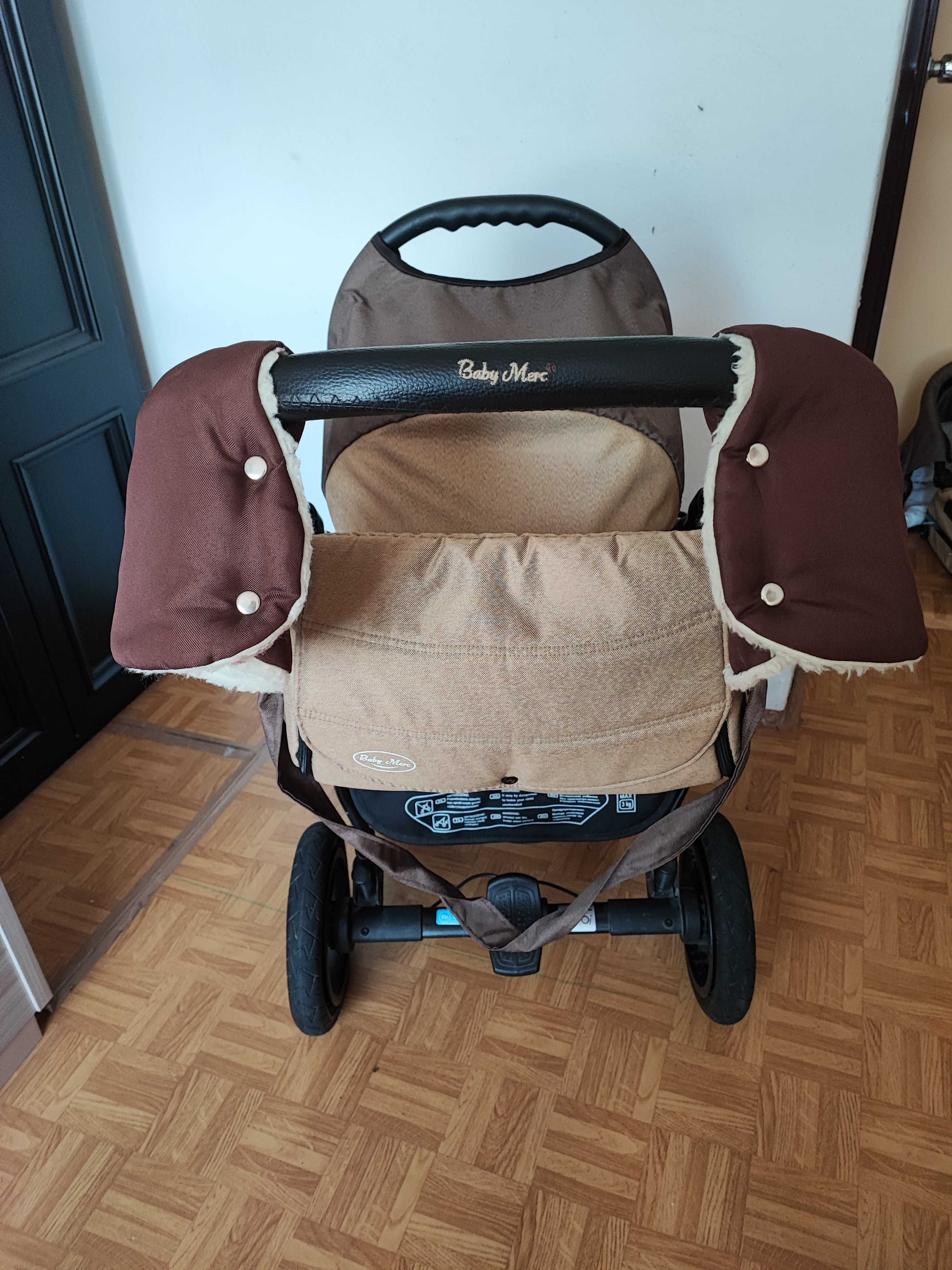 Wózek Baby merc Zipy Q 3w1 brązowy