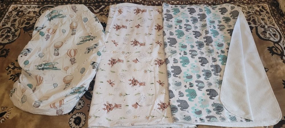 Наматрасник непромокайка в люльку та пеленки непромокайки