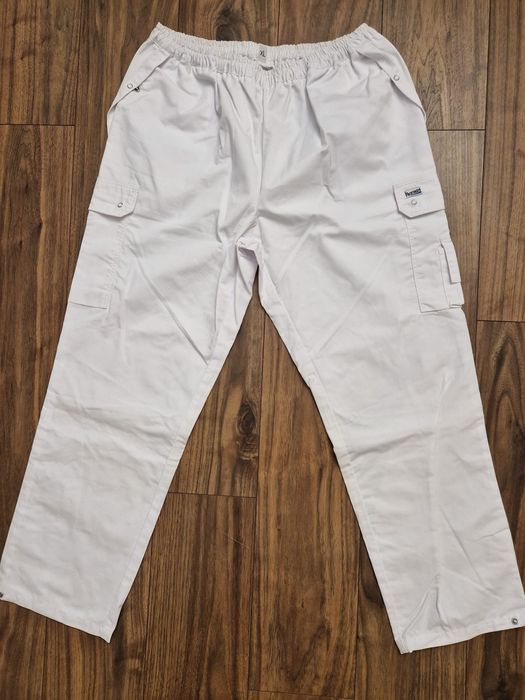 Spodnie robocze białe fristads rozmiar XL