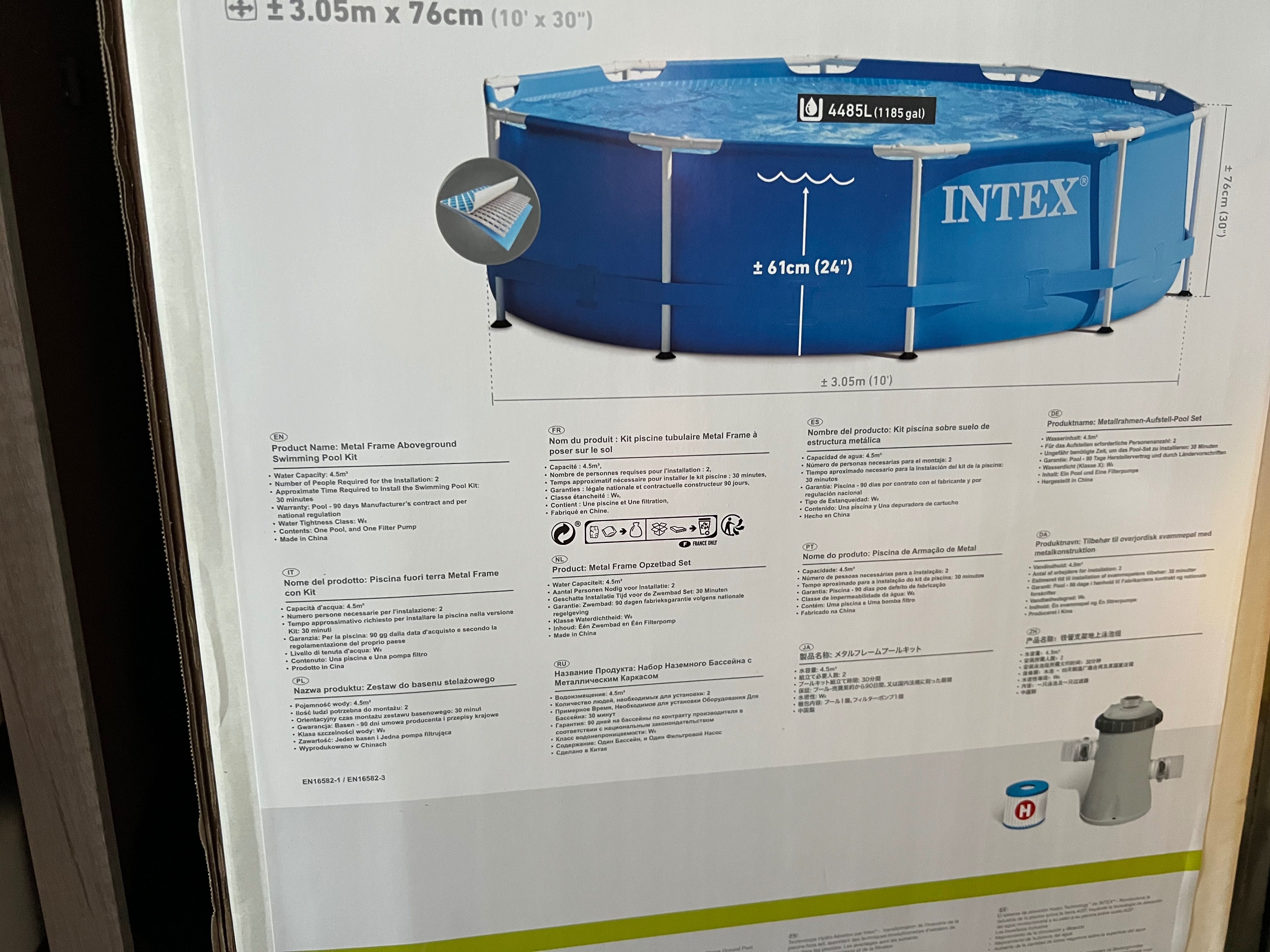 Intex Piscina 3,05