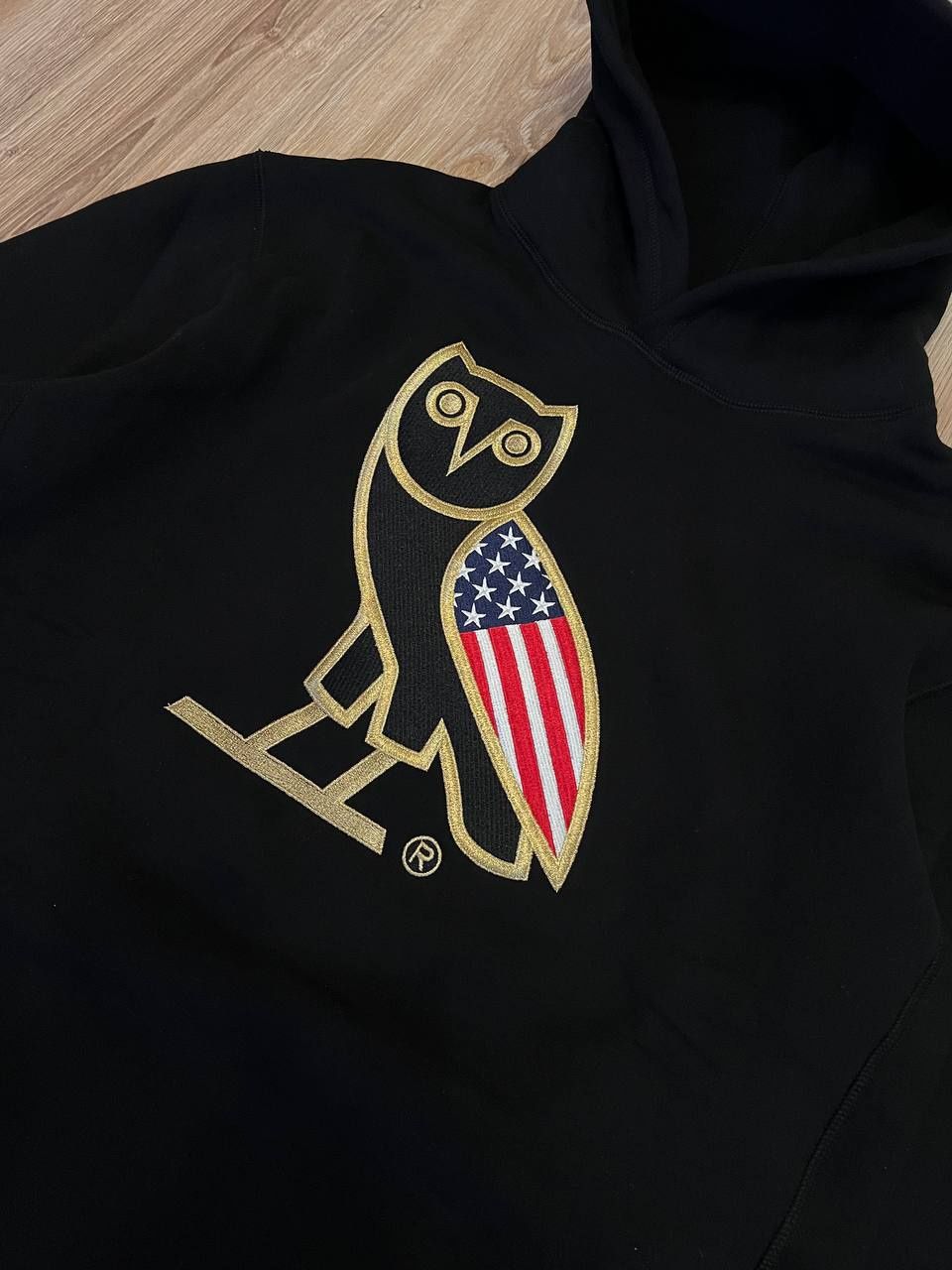 OvO Octobers Very Own USA OG Owl American Flag Hoodie Худи Худі