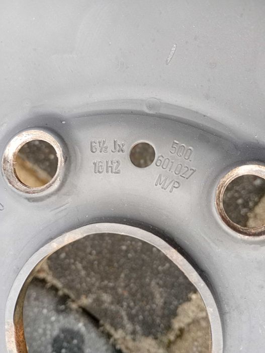 Felgi stalowe 16" 6,5JX16 Et46 5x112 Golf VII Octavia III Audi A3