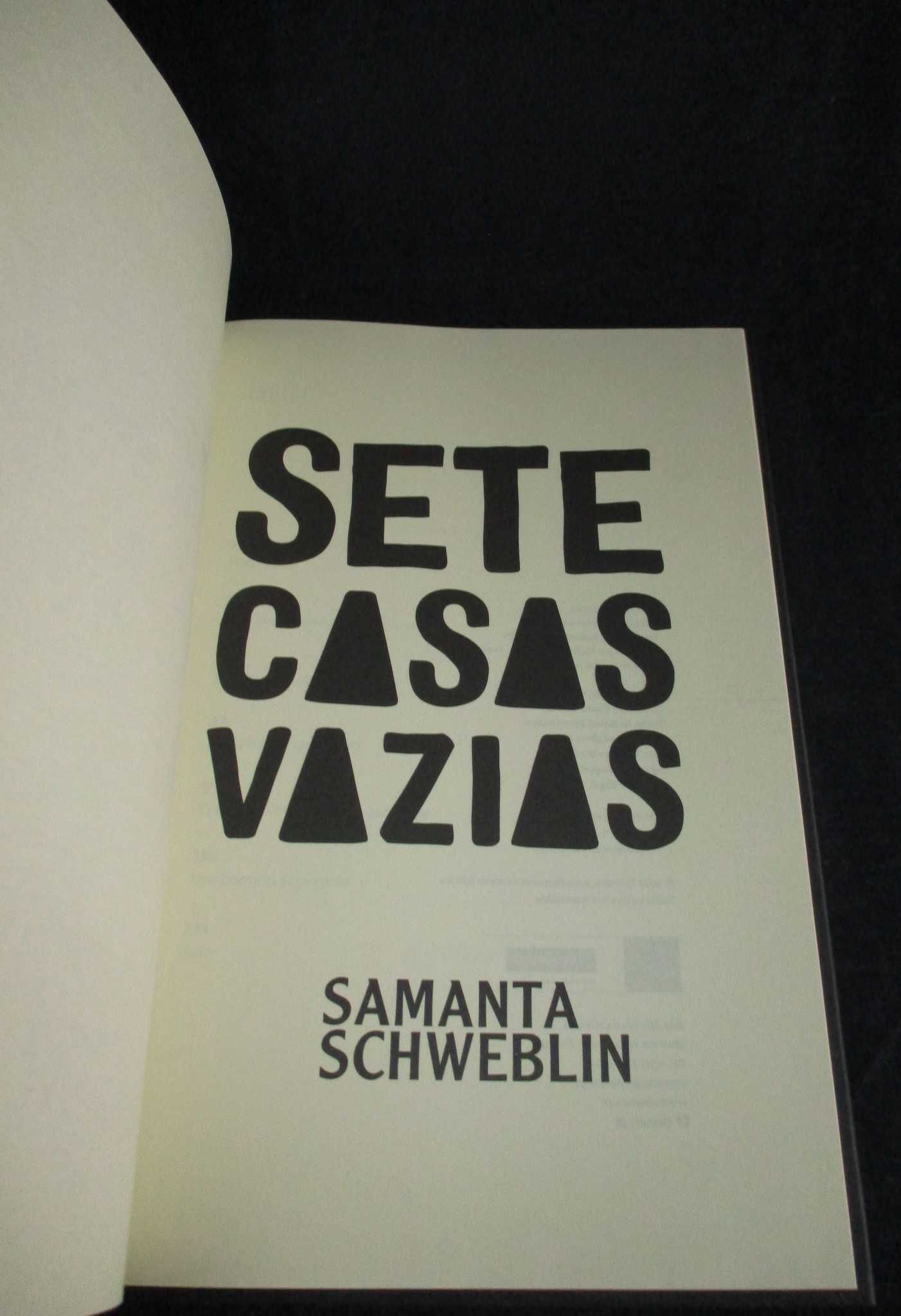 Livro Sete Casas Vazias Samanta Schweblin