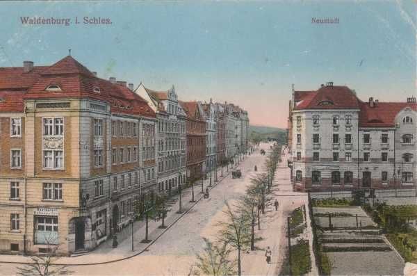 Wałbrzych  stara pocztówka - reprint