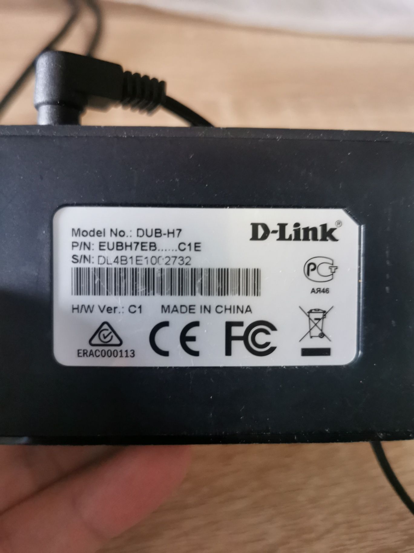 Hub d-link 7 portow