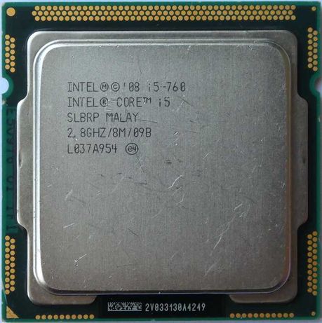 Intel Core i5 760 2.80 GHz  LGA1156