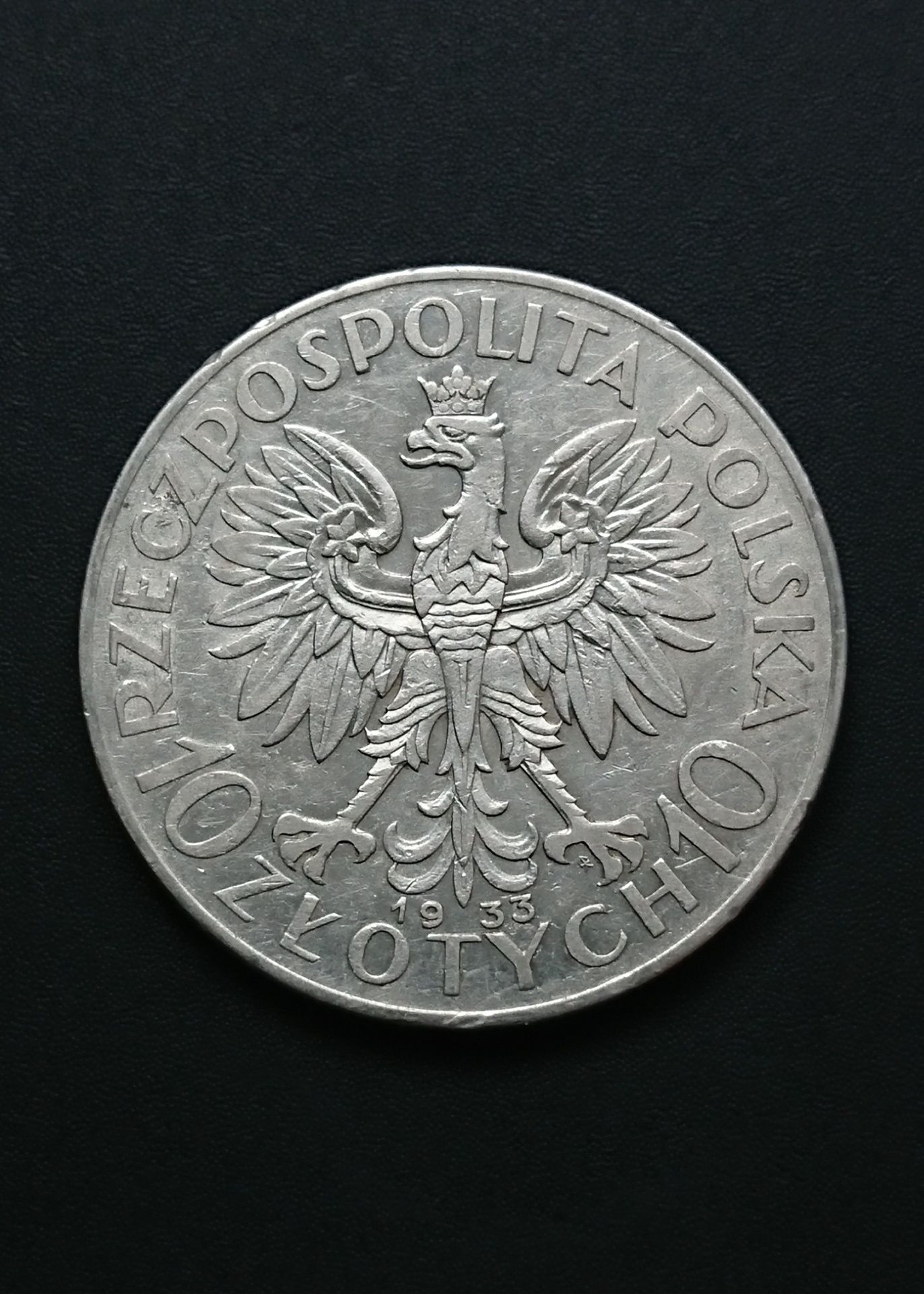 10 zlotych злотих Ядвіга монета Срібло злотий Польща