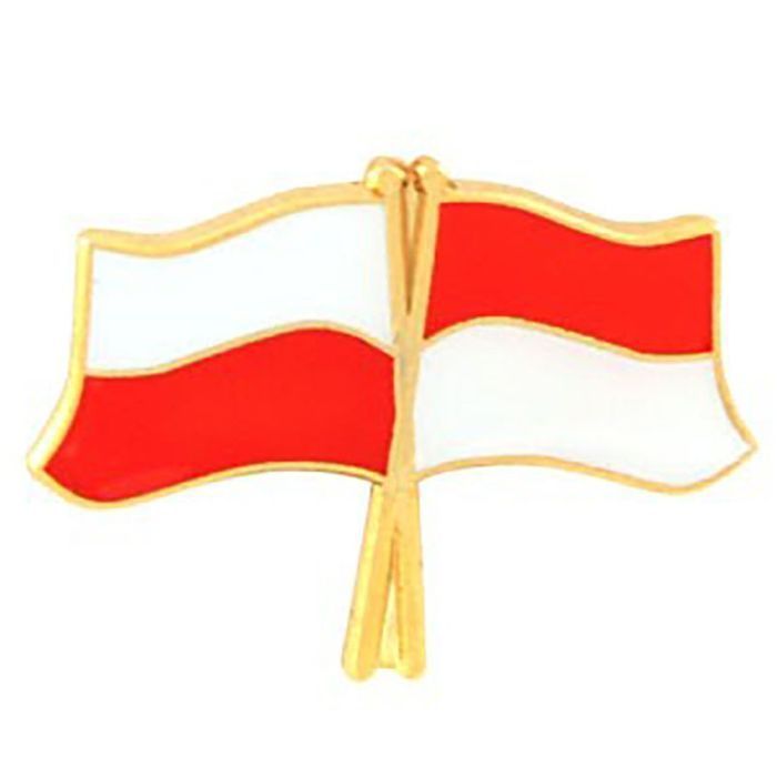 Przypinka pin wpinka flaga Polska-Indonezja