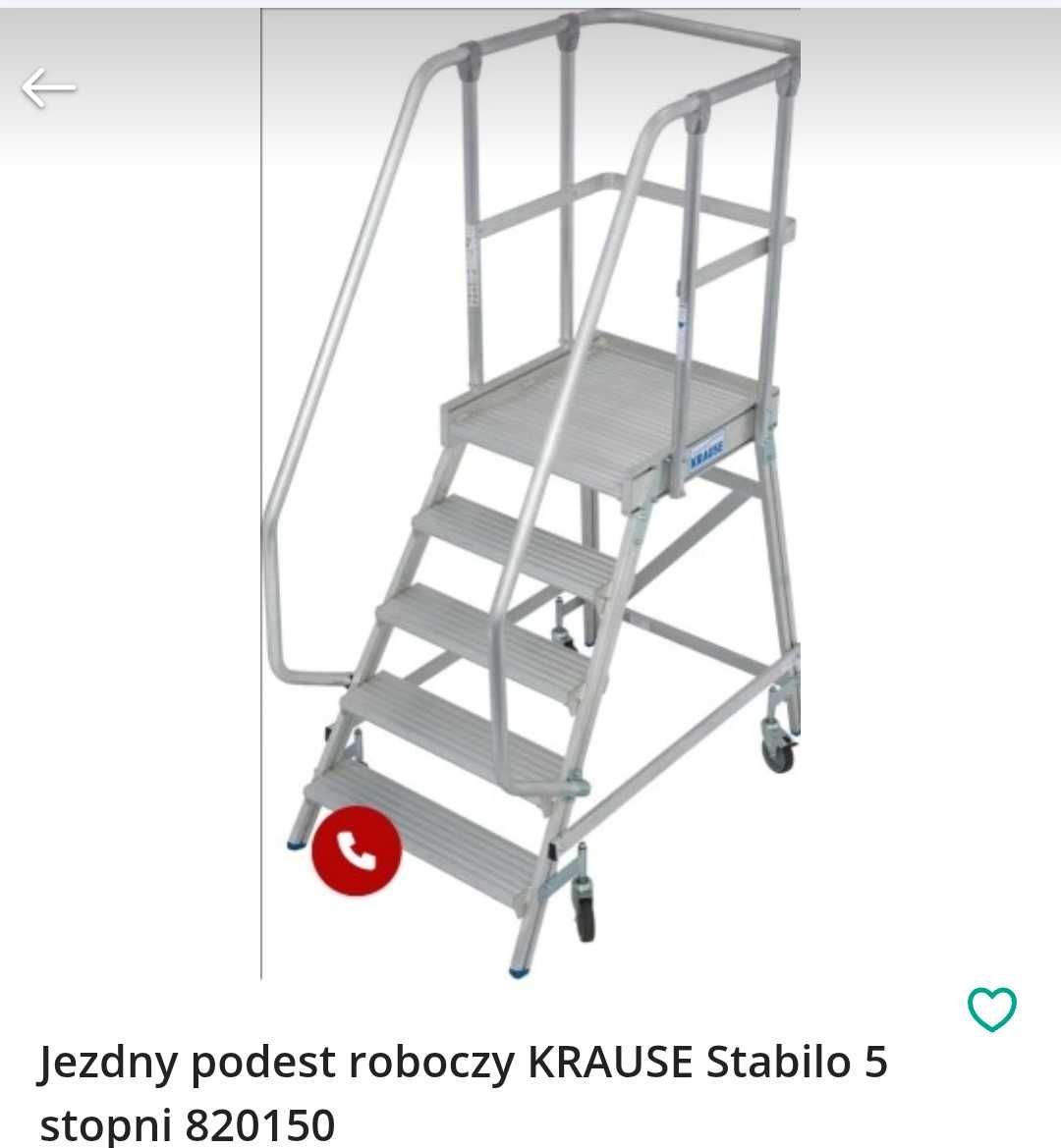 Jezdny podest roboczy KRAUSE Stabilo 5 stopni 820150