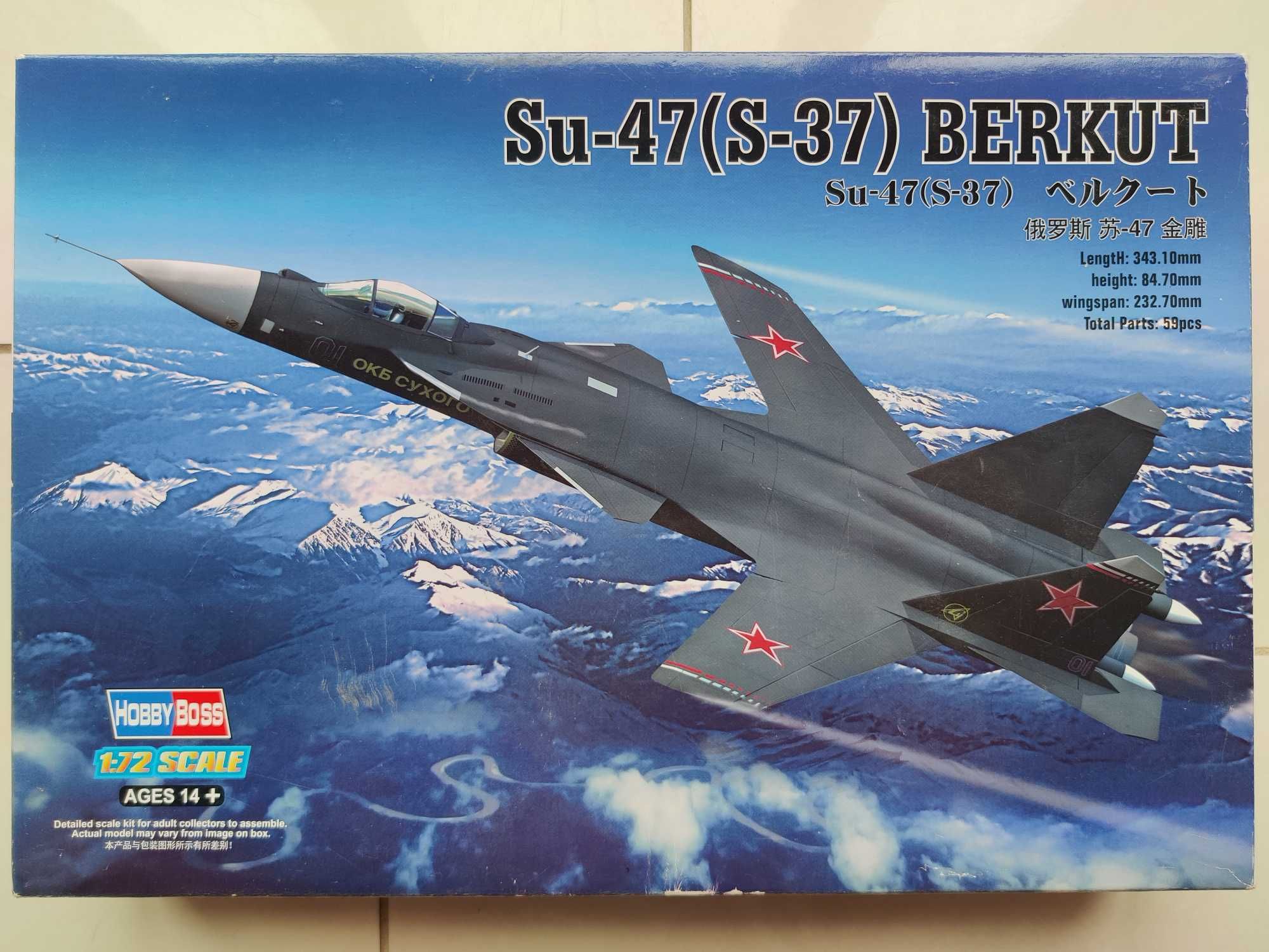 Сборная модель Су-47"Беркут" 1/72
