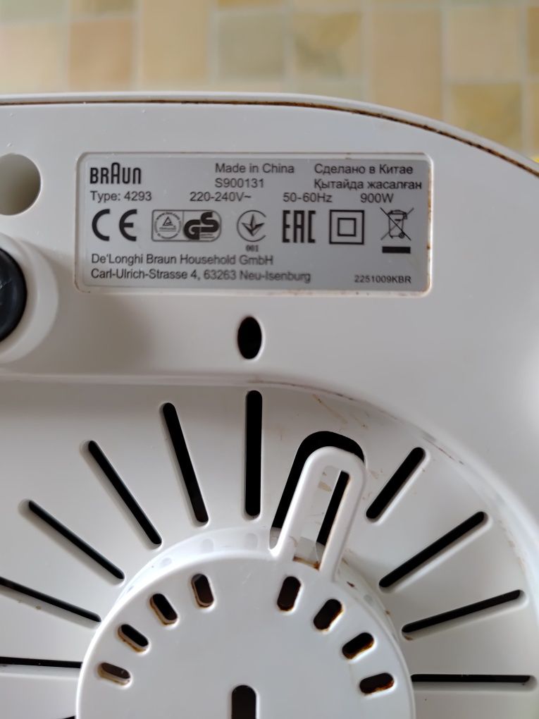 Sokowirówka Braun J500 biała