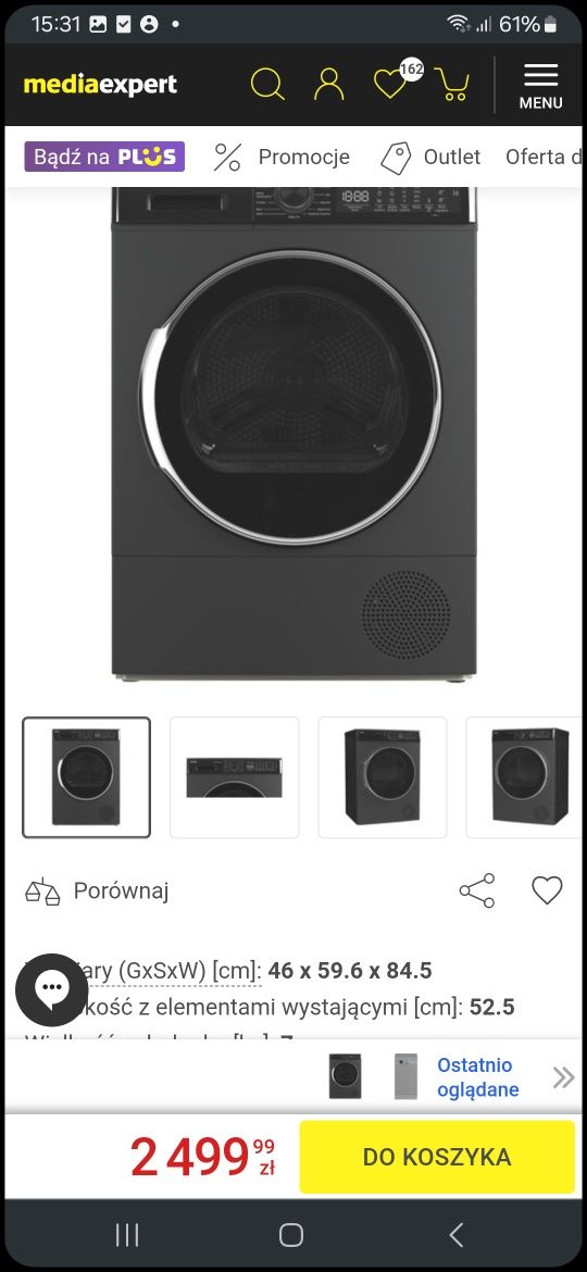 Sprzedam Suszarke amica nowa