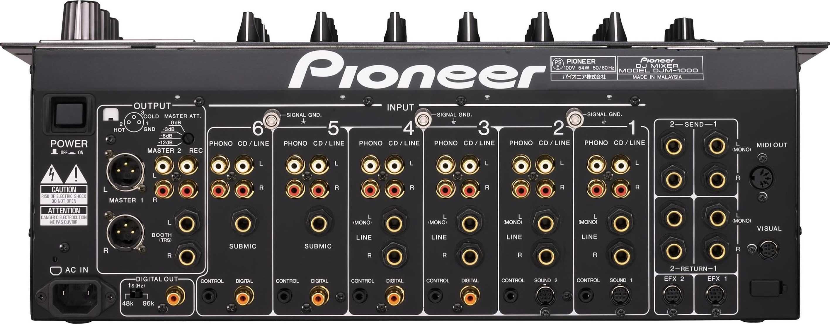 Mesa Mistura digital Pioneer DJM-1000 - Material DJ