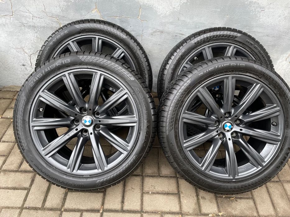 BMW 5 G30 G31 6 G32 koła felgi aluminiowe opony zima 18&#039;&#039;