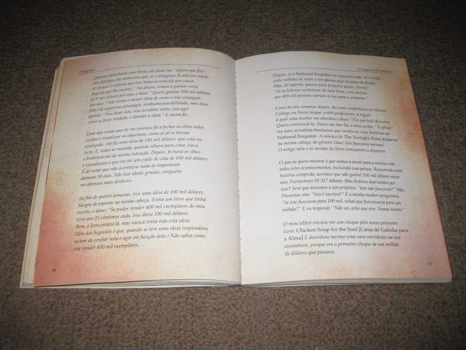 Livro "O Segredo" de Rhonda Byrne