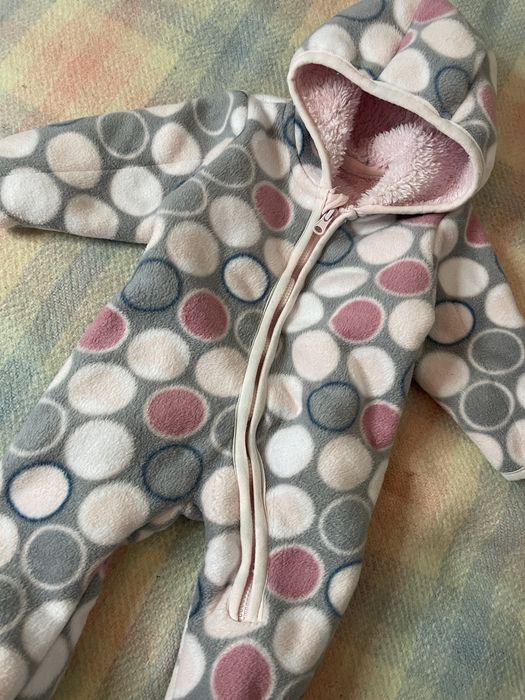 Комбінезон дитячий зимовий George з чоловічками на новон.зріст 50-56см