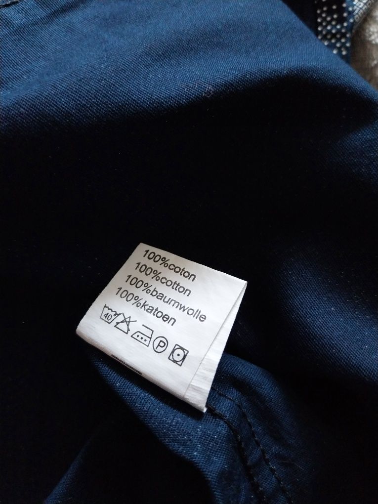 Granatowa koszula z długim rękawem Polo Ralph Lauren rozmiar S