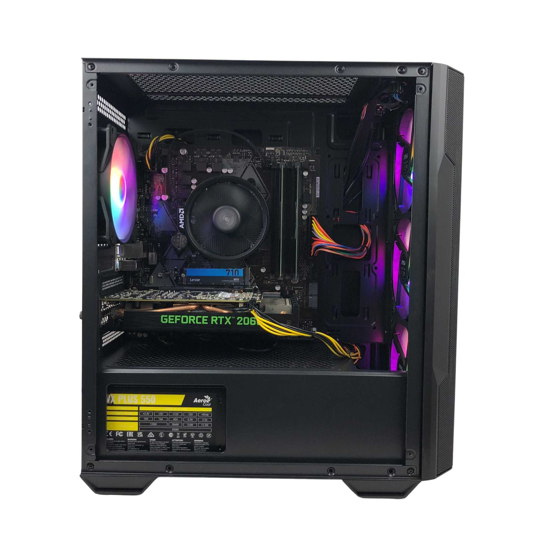 Komputer do Gier Ryzen 5 RTX 5060 16GB DDR4 500GB M2