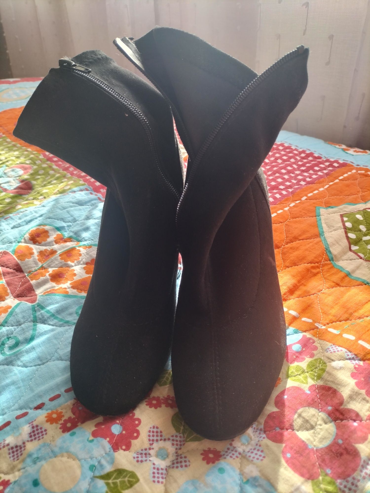 Botas de salto alto pretas marypaz