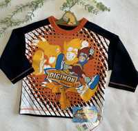 Koszulka na dlugi rekaw cienka Digimon Marks&Spencer