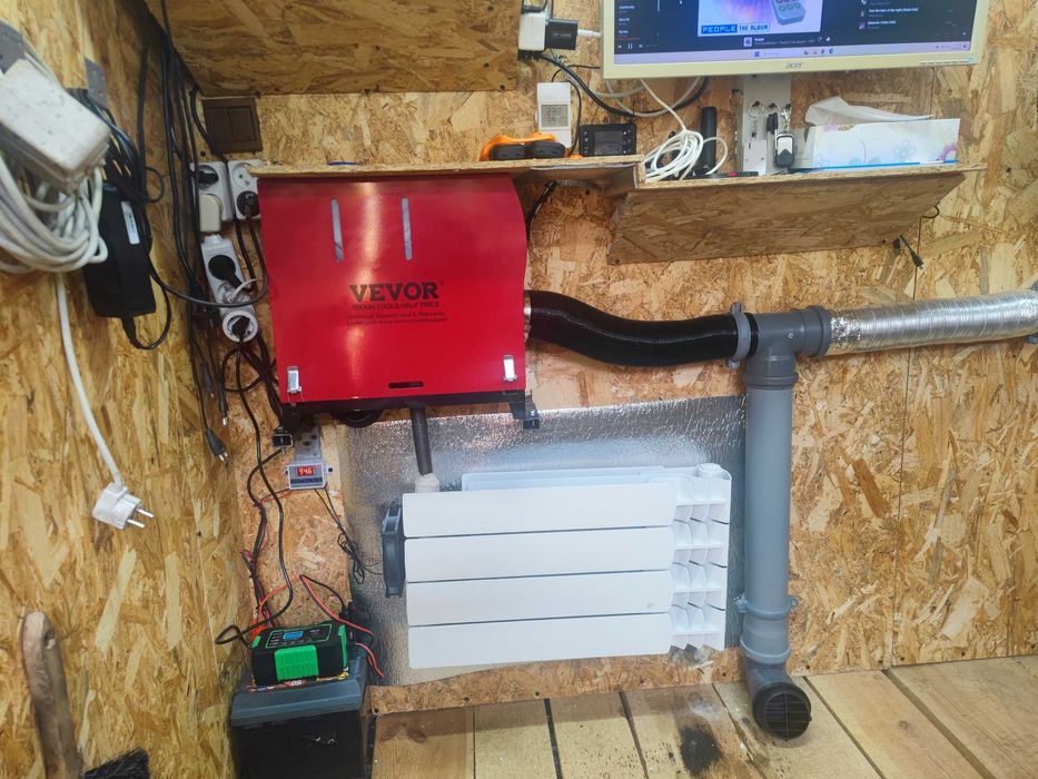 Montaż ogrzewanie garażu warsztatu na ropę ocieplanie namiotu WEBASTO