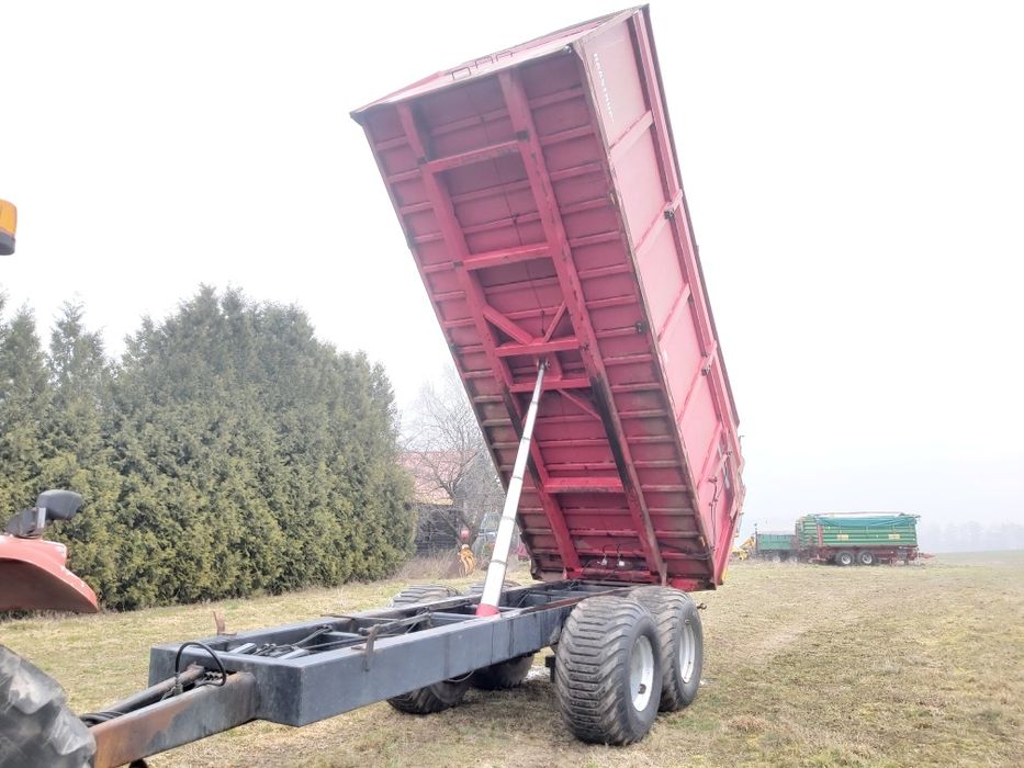 Przyczepa wywrotka tandem  Basstrup 16t  Rok 2006 Zarejestrowana