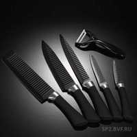 Набор неприлипаемых  ножей +овощечистка, 6 предметов Zepter Knife Set