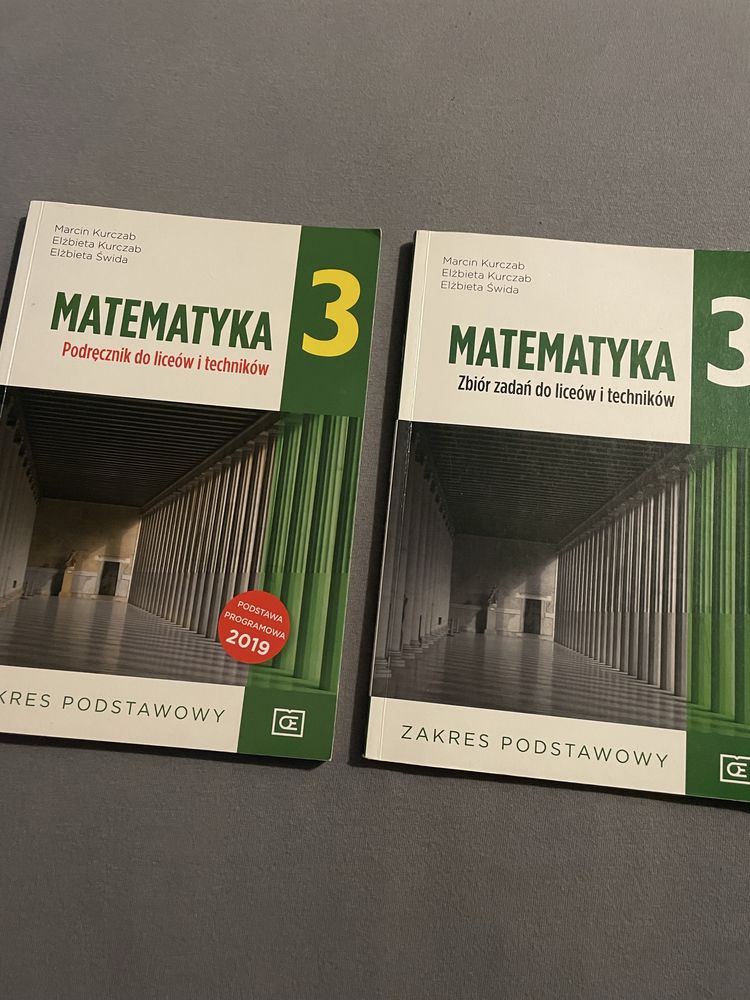 Matematyka 3 podręcznik i zbiór zadań