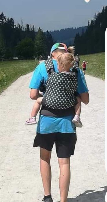 Womar Zaffiro nosidło grochy szare